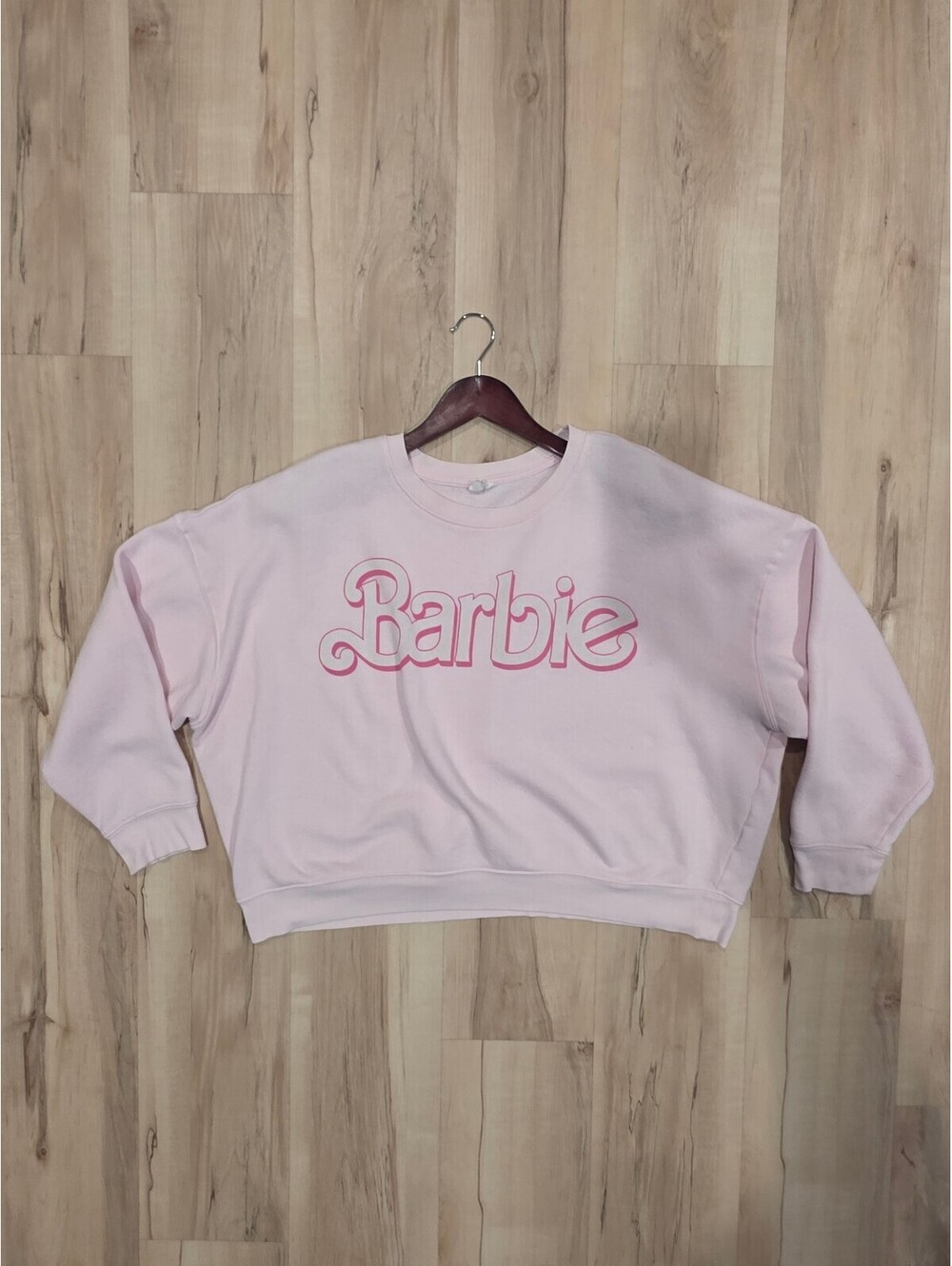 Barbie Pink Oversized Sweatshirt XL